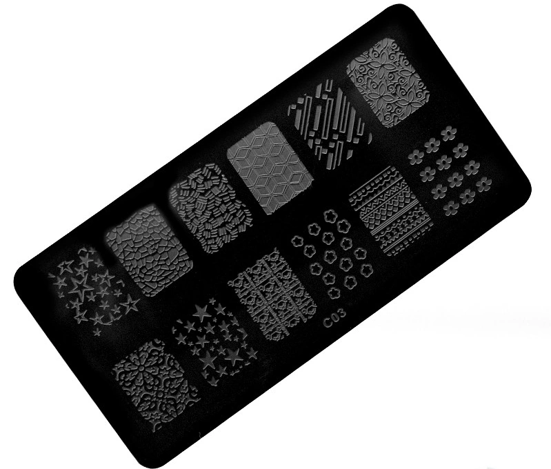 Пластина для стемпінгу С03 GO Active Stamping Plate С03