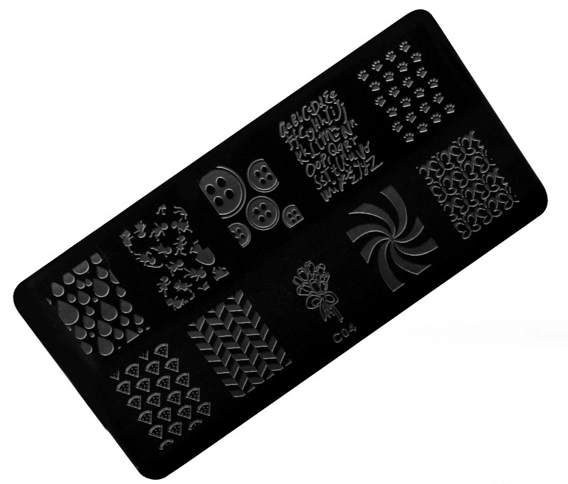 Пластина для стемпінгу С04 GO Active Stamping Plate С04