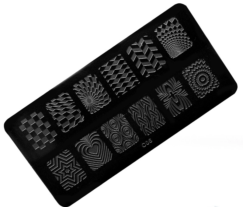Пластина для стемпінгу С06 GO Active Stamping Plate С06