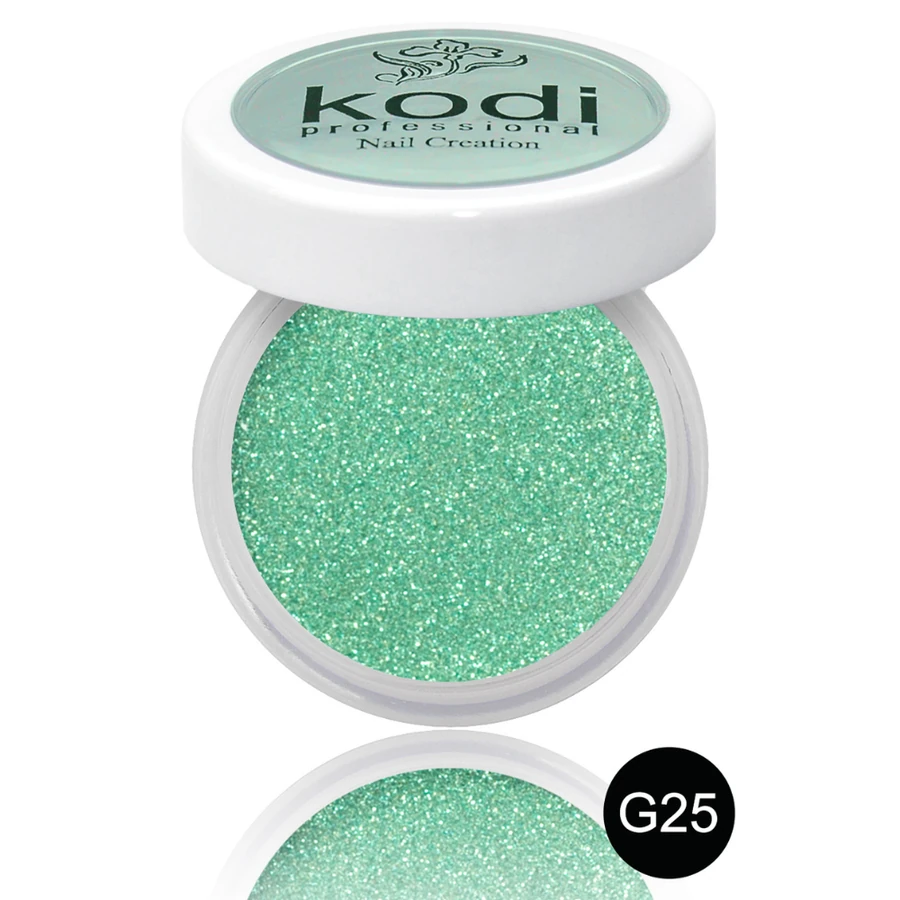 Кольоровий акрил Kodi Color Acrylic G25 бірюзовий, з глітером 4,5 г