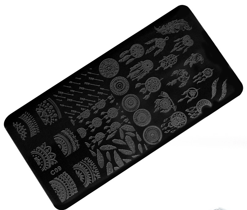 Пластина для стемпінгу С09 GO Active Stamping Plate С09