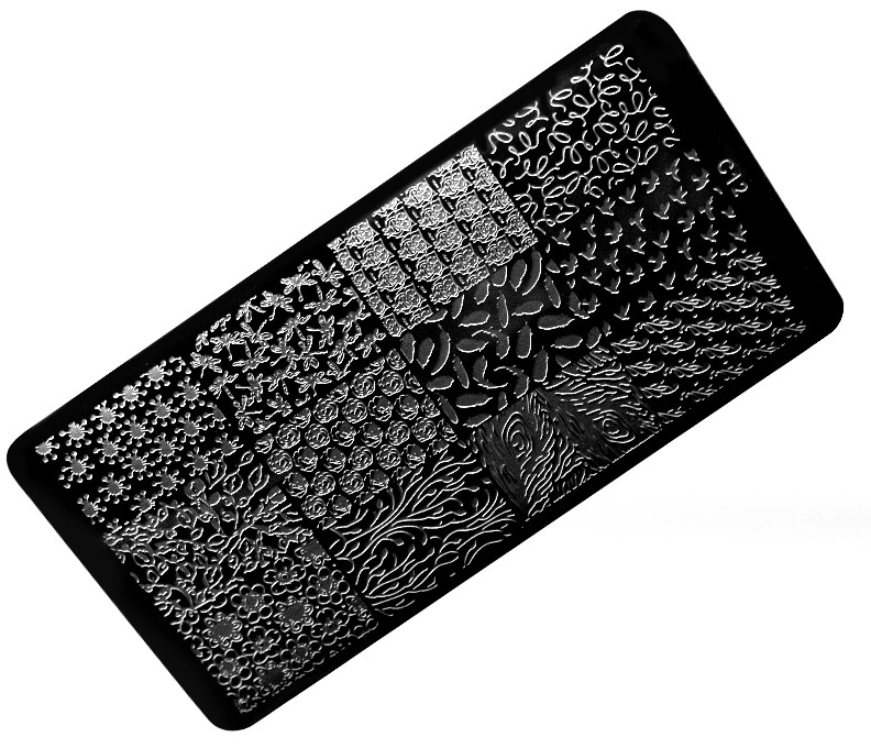 Пластина для стемпінгу С12 GO Active Stamping Plate С12