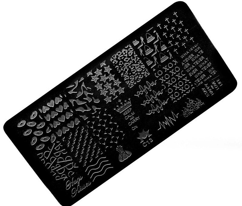 Пластина для стемпінгу С13 GO Active Stamping Plate С13