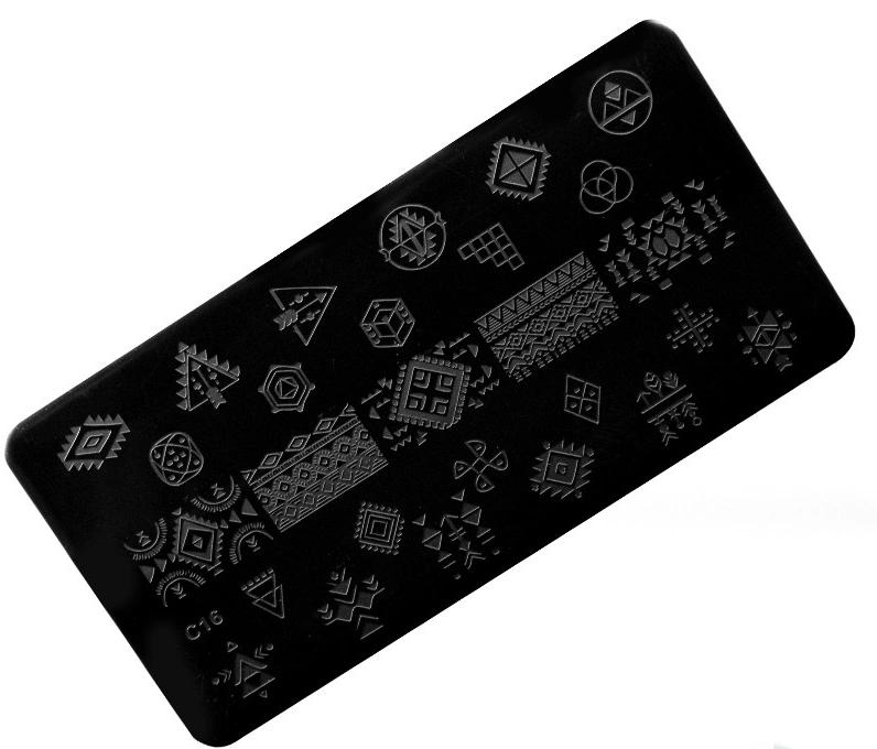 Пластина для стемпінгу С16 GO Active Stamping Plate С16