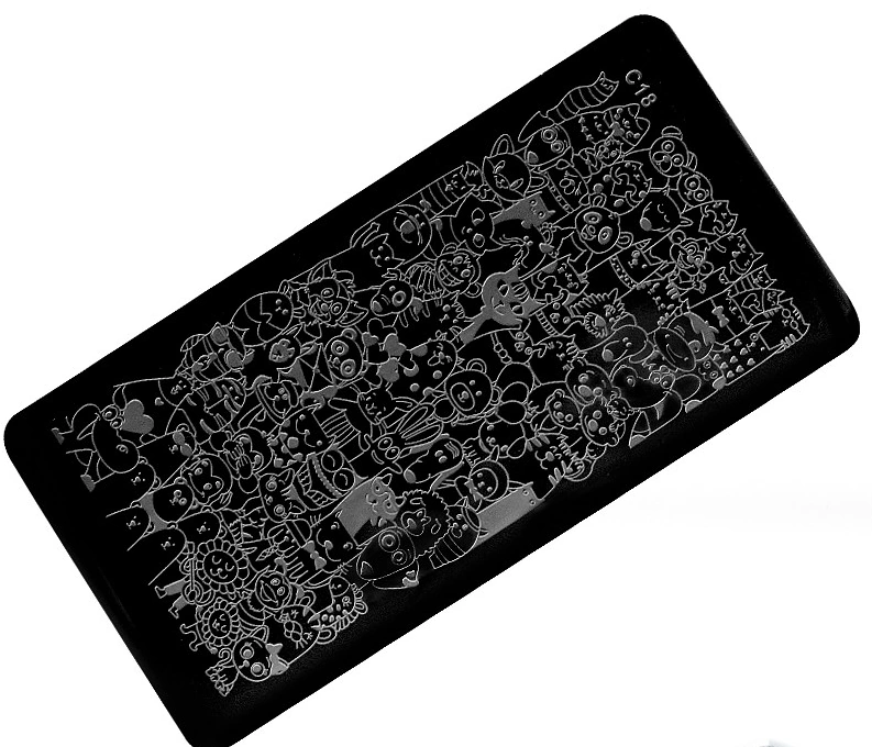 Пластина для стемпінгу С18 GO Active Stamping Plate С18