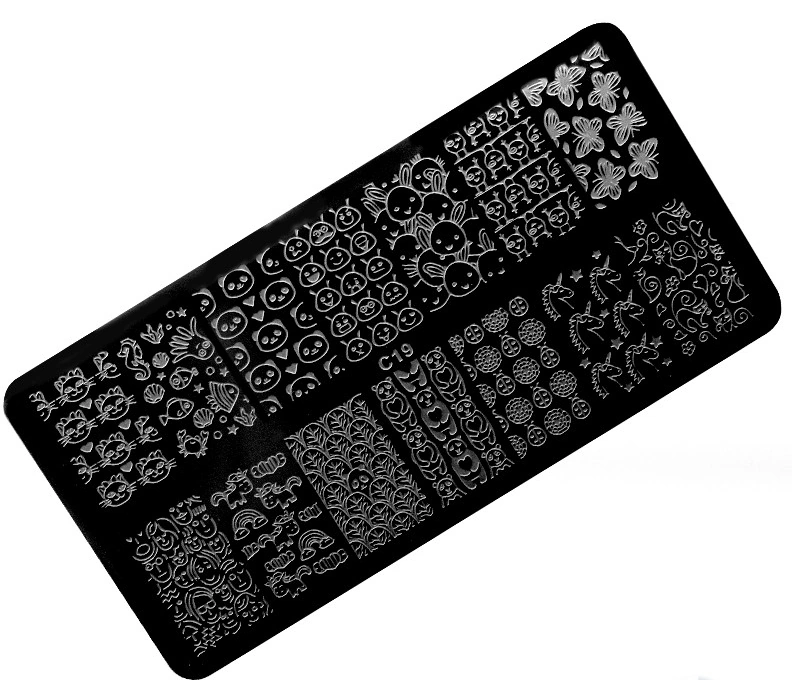 Пластина для стемпінгу С19 GO Active Stamping Plate С19