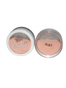 Кольоровий акрил Kodi Color Acrylic G27 мідний, з глітером 4,5 г