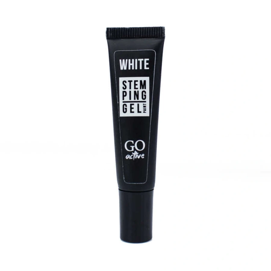 Гель-фарба для стемпінгу 2в1 GO Active Stamping Gel White білий 8 мл