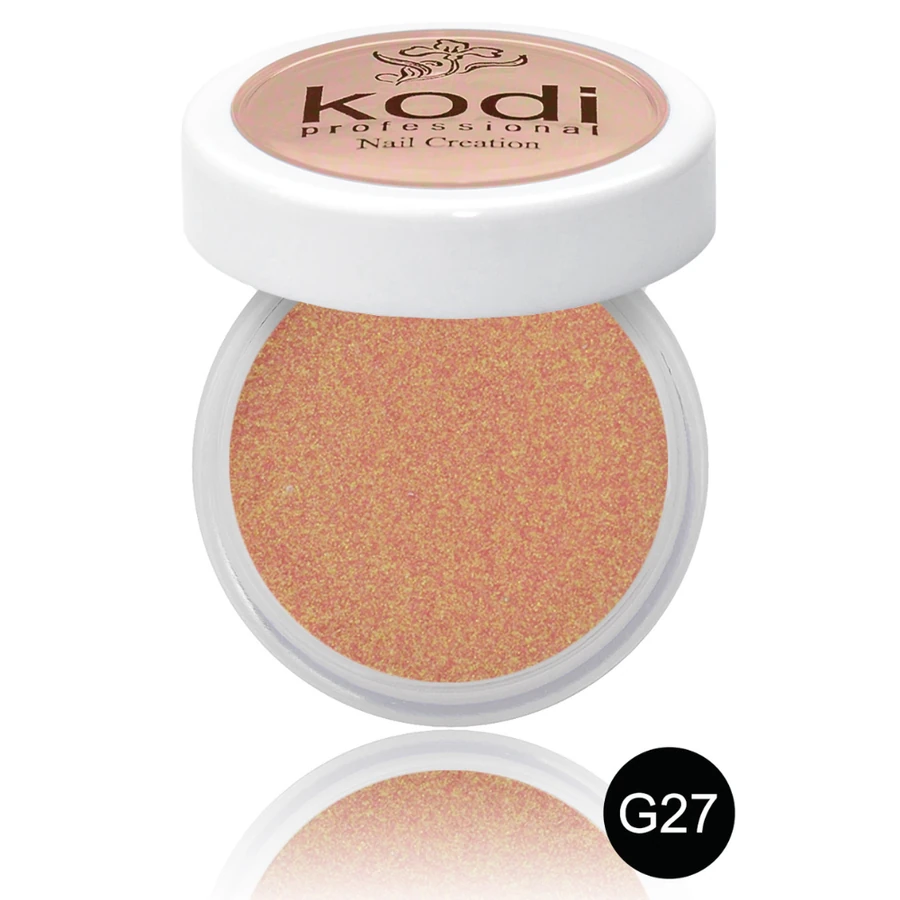 Кольоровий акрил Kodi Color Acrylic G27 мідний, з глітером 4,5 г