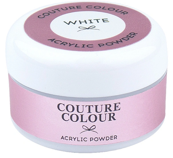 Акрилова пудра для нігтів Couture Colour Acrylic White Powder 30 гр біла