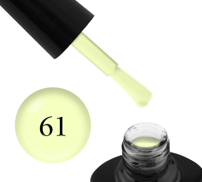 Гель-лак G.La color Gel Polish №61 лимонний, емаль 10 мл