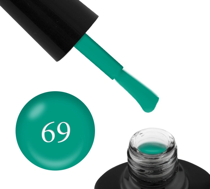 Гель-лак G.La color Gel Polish №69 бірюзово-зелений, емаль 10 мл