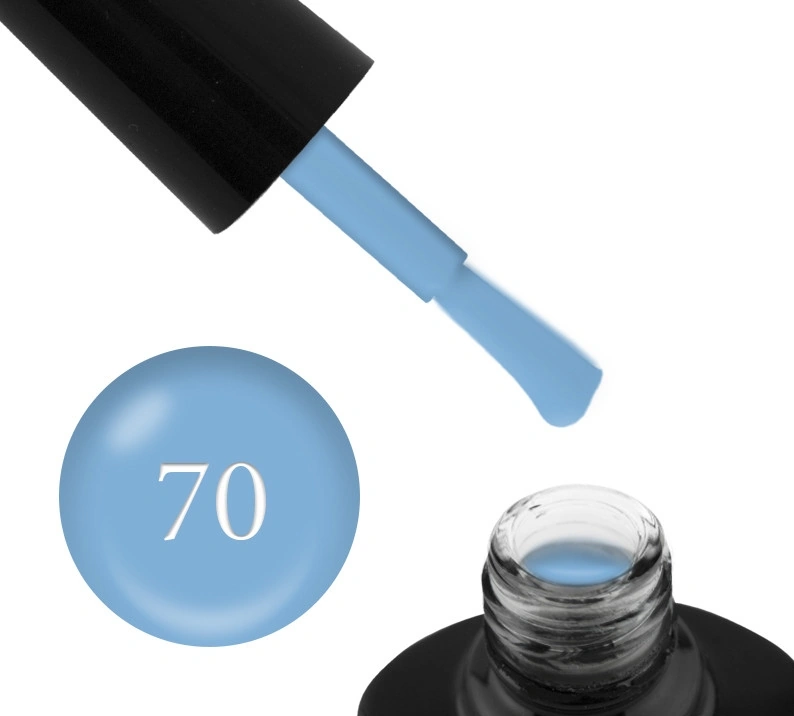 Гель-лак G.La color Gel Polish №70 м`який блакитний, емаль 10 мл