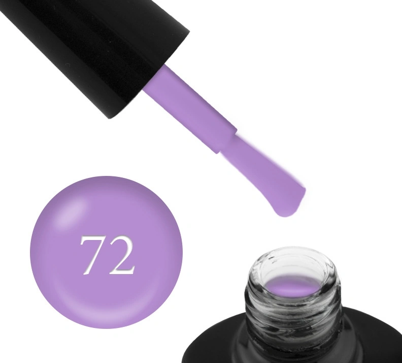 Гель-лак G.La color Gel Polish №72 фіолетовий, емаль 10 мл