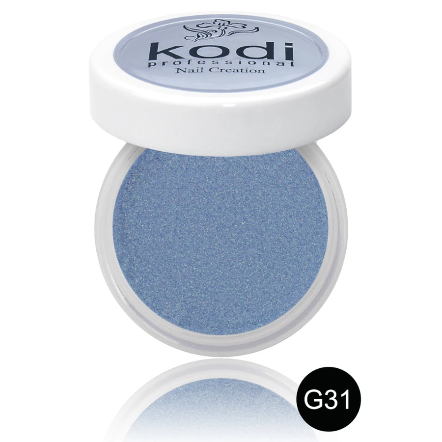 Кольоровий акрил Kodi Color Acrylic G31 блакитний, з глітером 4,5 г