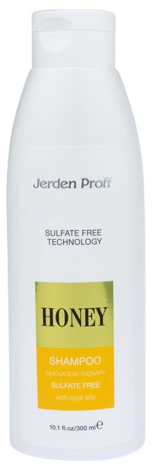 Шампунь для волосся Jerden-Proff Sulfate Free Shampoo Honey безсульфатний, медовий з маточним молочком 300 мл