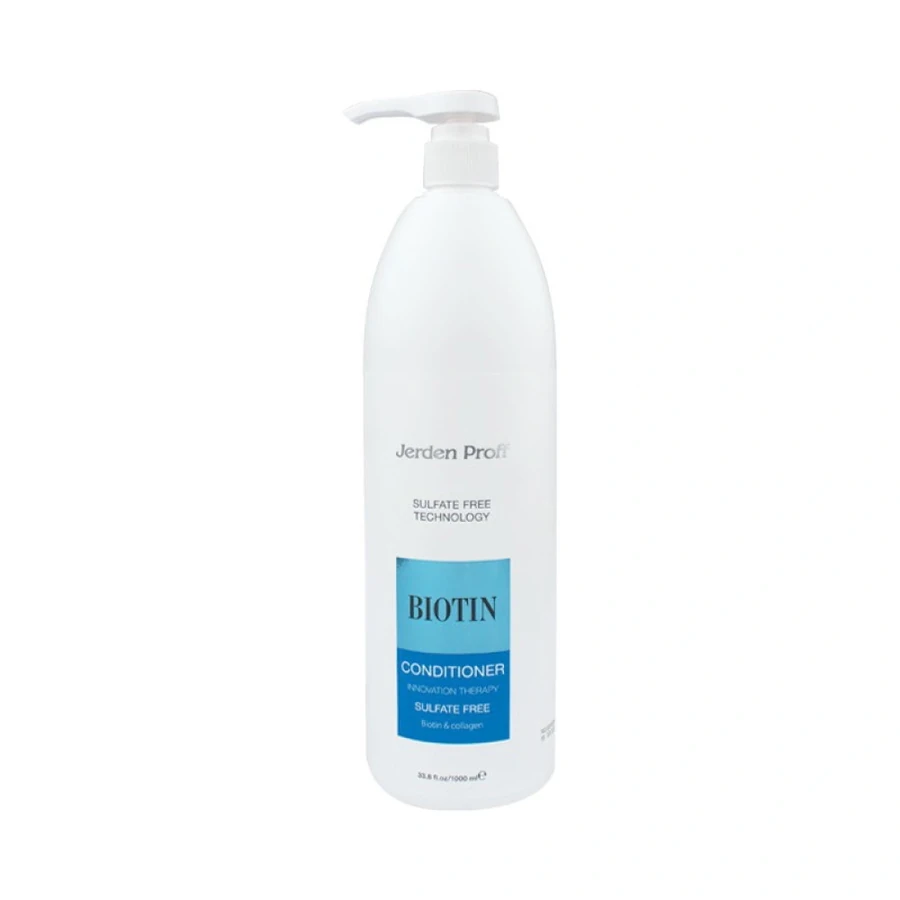 Безсульфатний кондиціонер для волосся Jerden-Proff Hair Conditioner Biotin З біотином та колагеном 1000 мл