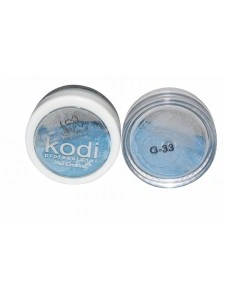 Кольоровий акрил Kodi Color Acrylic G33 синій, з глітером 4,5 г