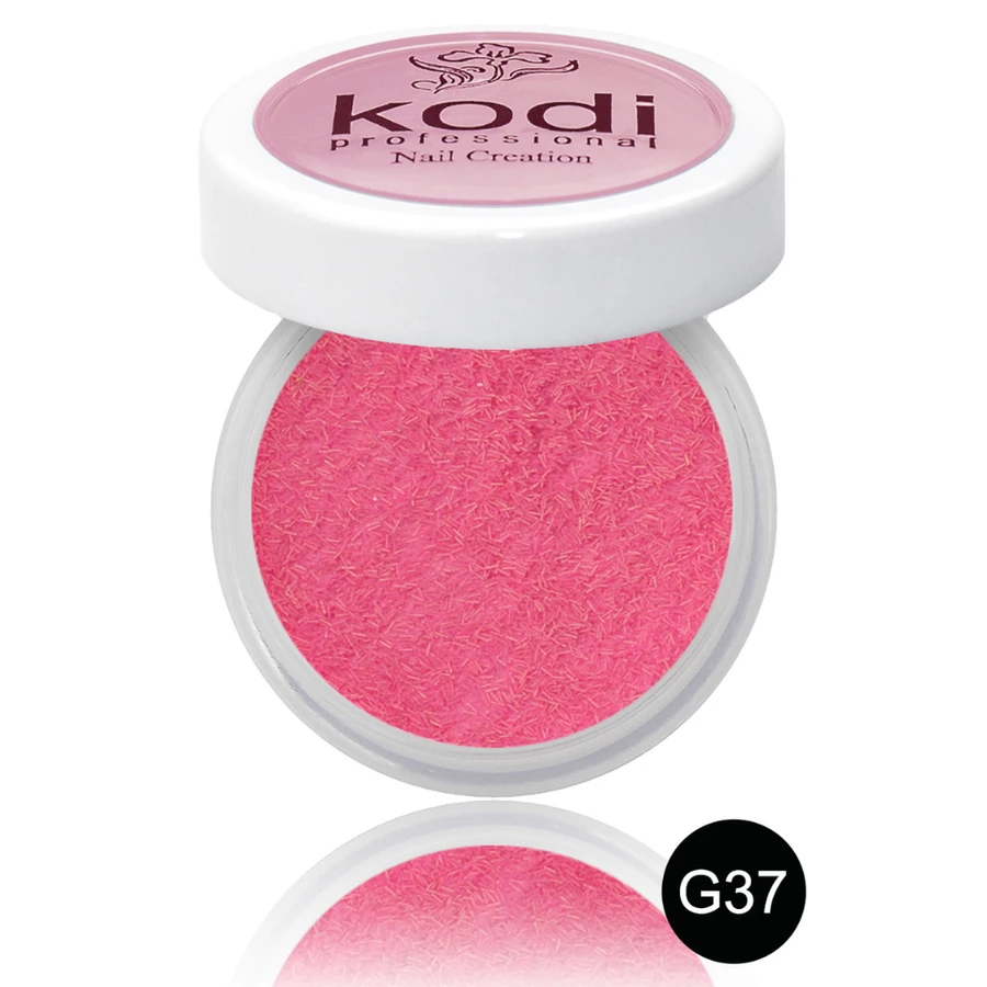 Кольоровий акрил Kodi Color Acrylic G37 рожевий, з соломкою 4,5 г