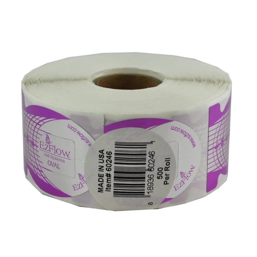 EzFlow Nail Forms OVAL 500 шт