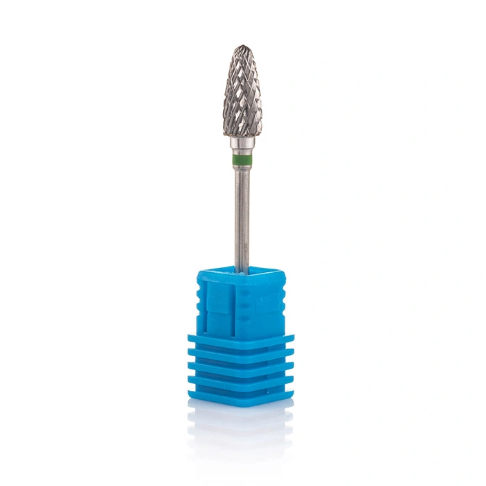 Насадка твердосплавна кукурудза Nail Perfect Carbide Nozzle Corn Green зелена, грубий абразив