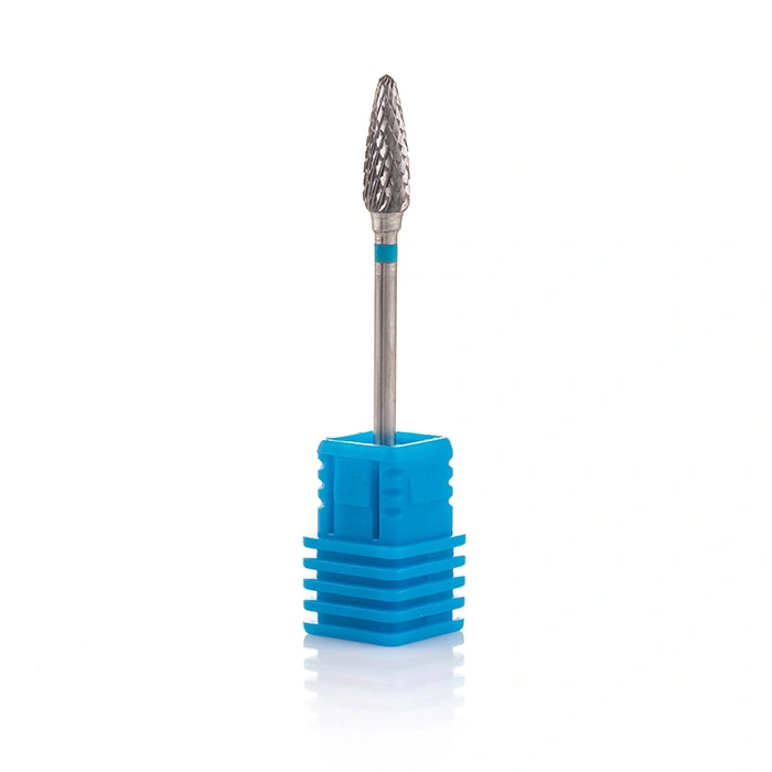 Насадка твердосплавна куля Nail Perfect Carbide Nozzle Bullet Blue синя, середній абразив