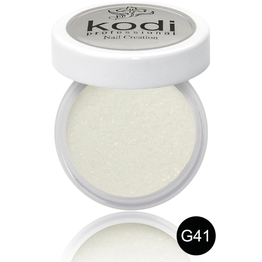 Кольоровий акрил Kodi Color Acrylic G41 молочний, з глітером 4,5 г