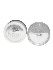 Кольоровий акрил Kodi Color Acrylic G43 молочний, з глітером 4,5 г