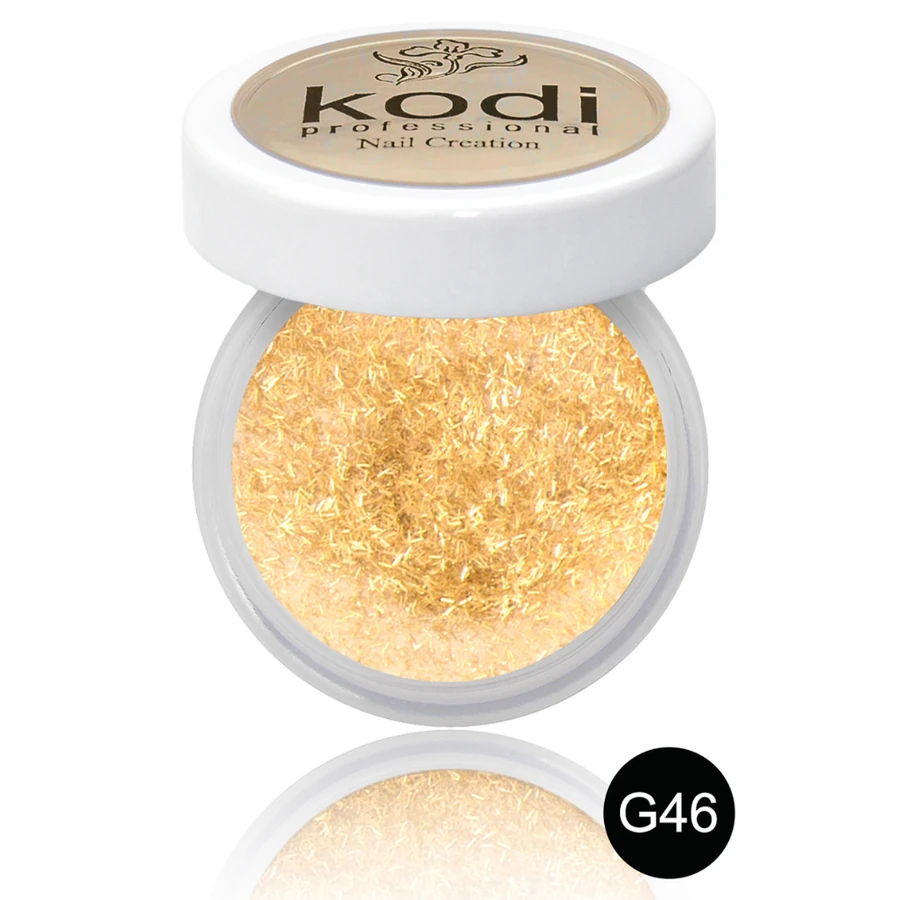 Кольоровий акрил Kodi Color Acrylic G46 золотий, з соломкою 4,5 г