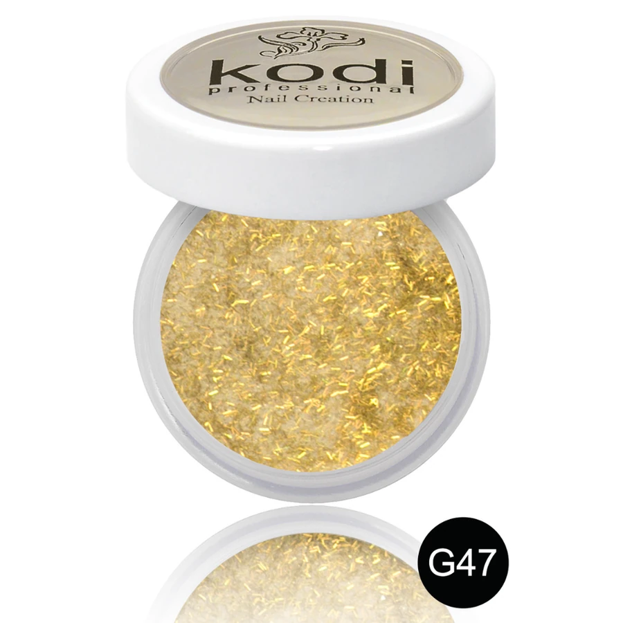 Кольоровий акрил Kodi Color Acrylic G47 золотий, з соломкою 4,5 г