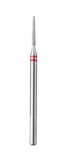 Фреза алмазна голкоподібна Kodi Diamond Nozzle P850 F014 червона, м`який абразив 0.14 мм