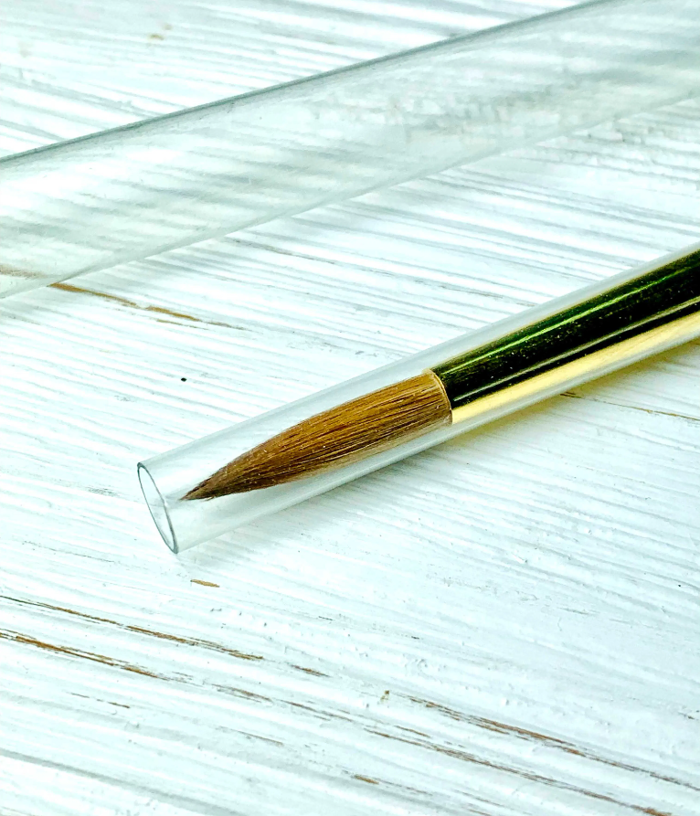 Круглий пензель для акрилового дизайну EzFlow Grand Artist Pointe Brush #308 соболь