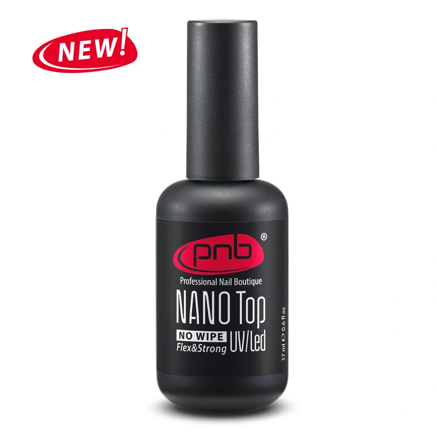 УФ/ЛІД Нано топ без липкого шару PNB UV/LED NANO Top No Wipe 17 мл
