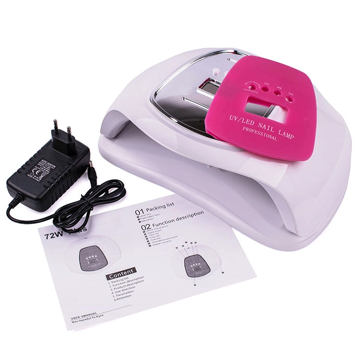 UV/LED лампа на дві руки SUNUV LED+UV SUN 72W Plus