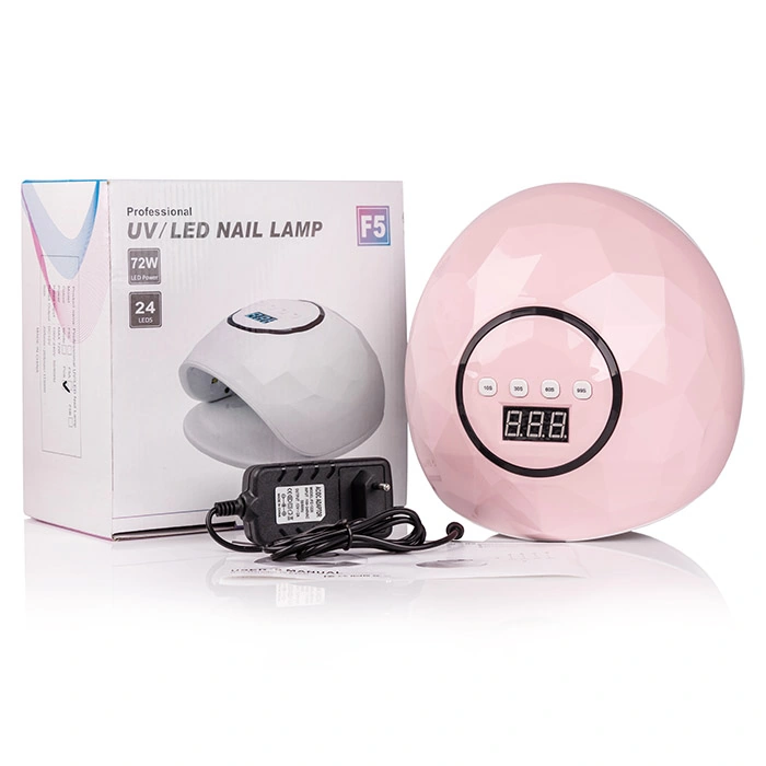 UV/LED лампа SUNUV LED+UV SUN F5 Pink рожева 72W