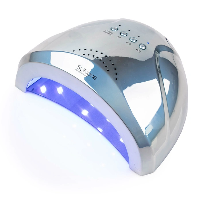 UV/LED лампа SUNUV LED+UV SUN ONE Mirror Blue дзеркально-блакитна 48W