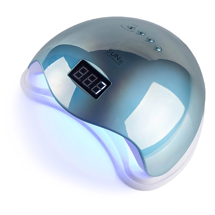 UV/LED лампа SUNUV LED+UV SUN 5 Mirror Blue дзеркально-блакитна 48W