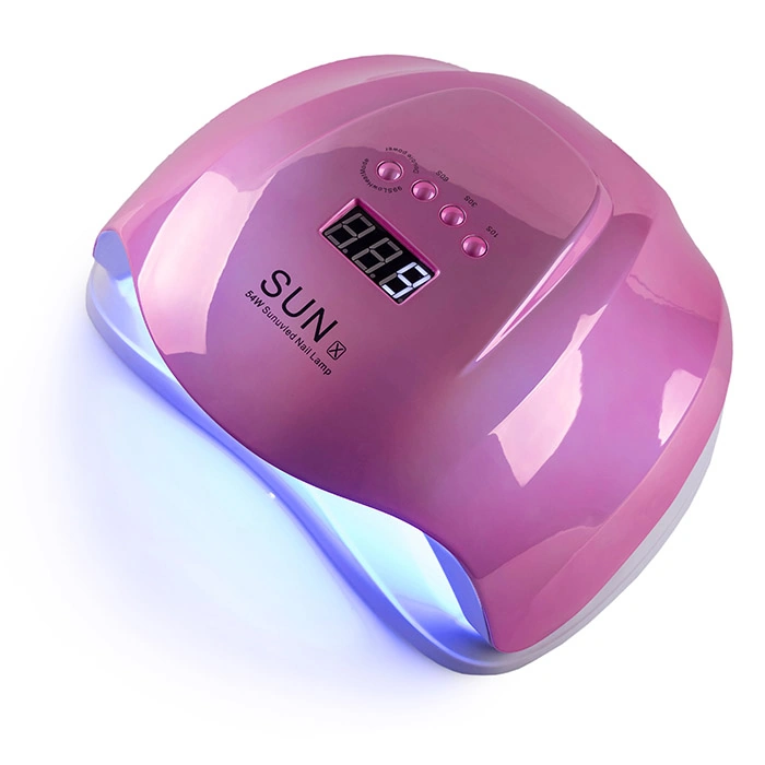 UV/LED лампа SUNUV LED+UV SUN X Mirror Pink дзеркально-рожева 54W