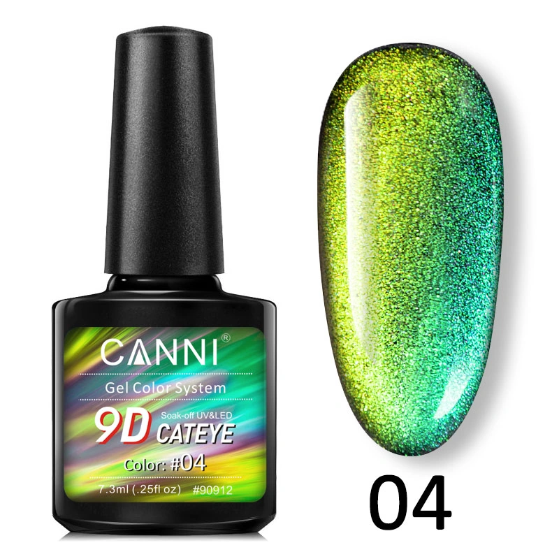 Гель-лак Canni 9D Galaxy Cat eye 04 котяче око 9D 7,3 мл