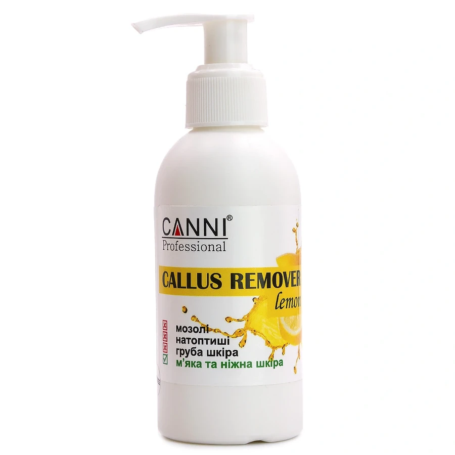 Кислотний пілінг для педикюру Canni Callus Remover Lemon лимон 150 мл