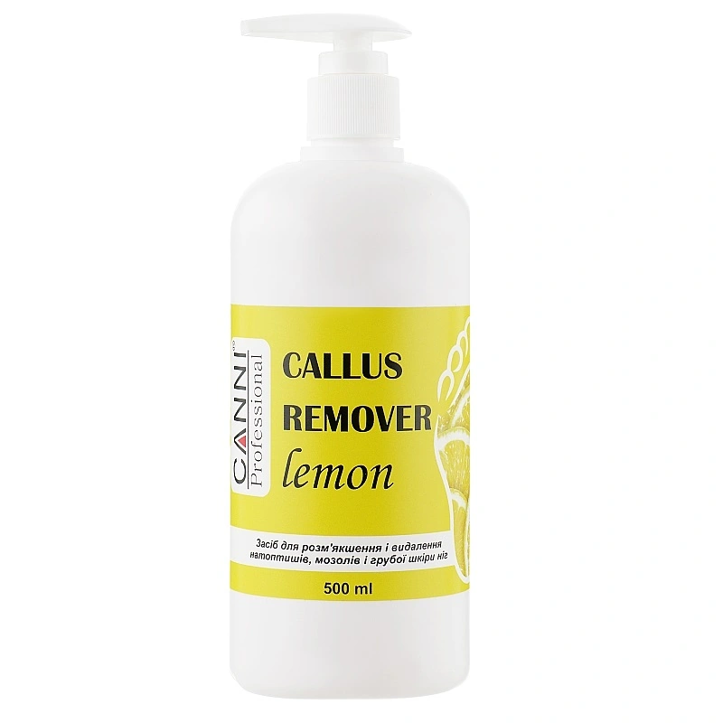 Кислотний пілінг для педикюру Canni Callus Remover Lemon лимон 500 мл