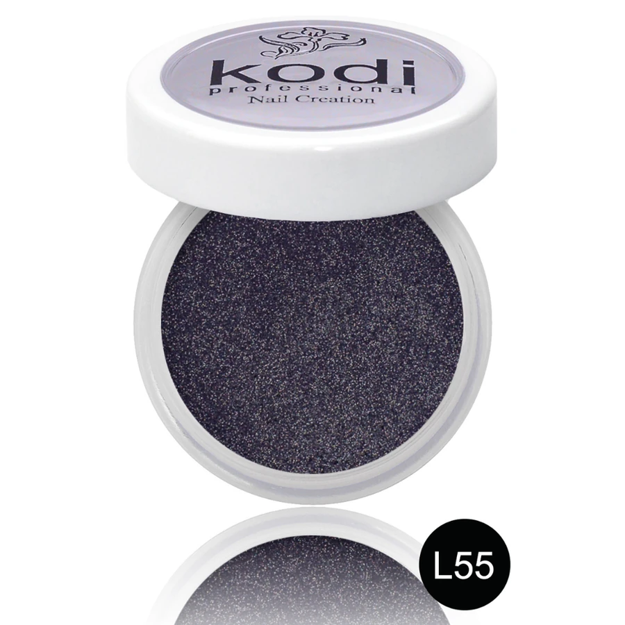 Кольоровий акрил Kodi Color Acrylic L55 баклажановий, з глітером 4,5 г