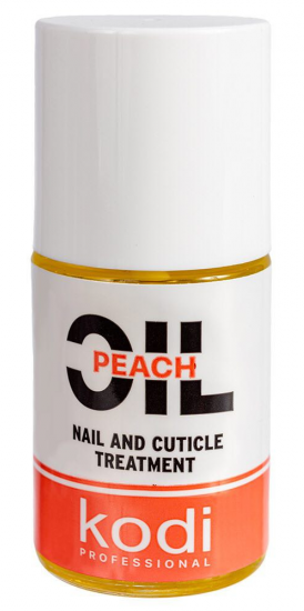 Олія для кутикули Персик Kodi Nail and Cuticle Treatment Peach 15 мл