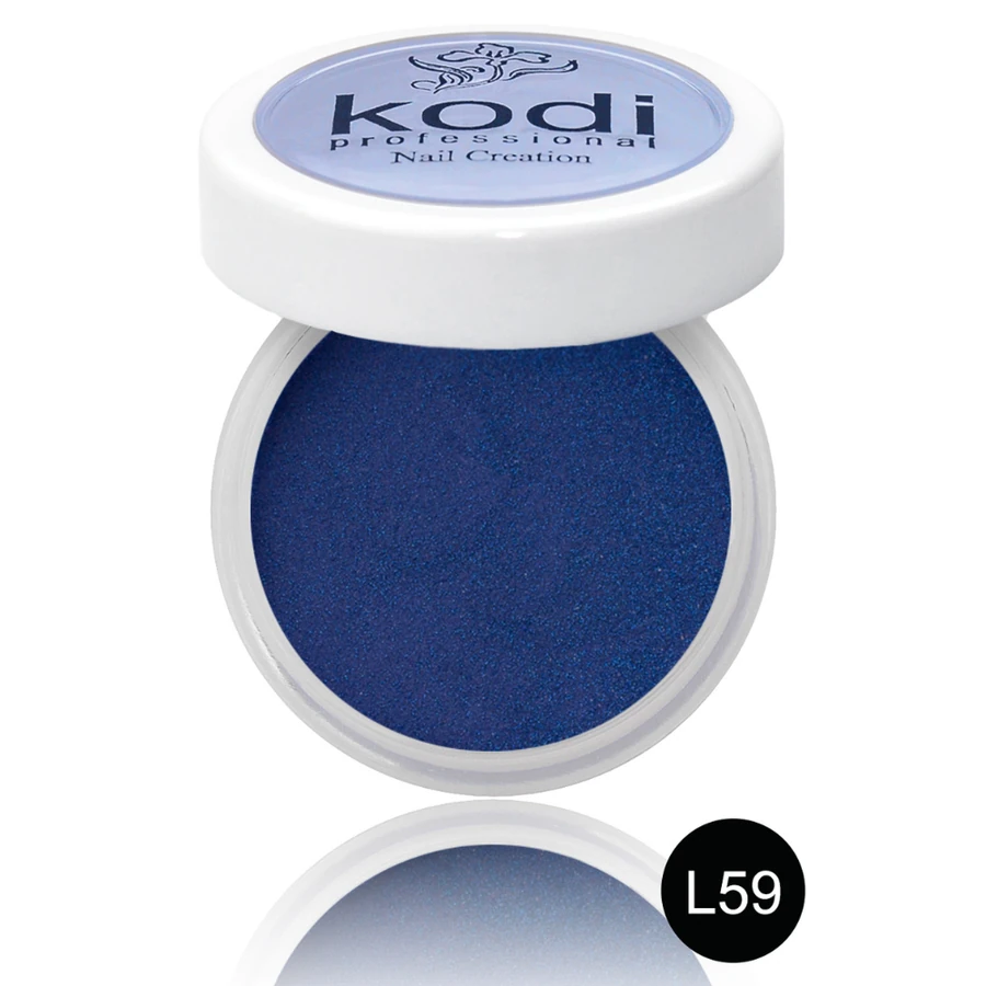Кольоровий акрил Kodi Color Acrylic L59 синій, з глітером 4,5 г