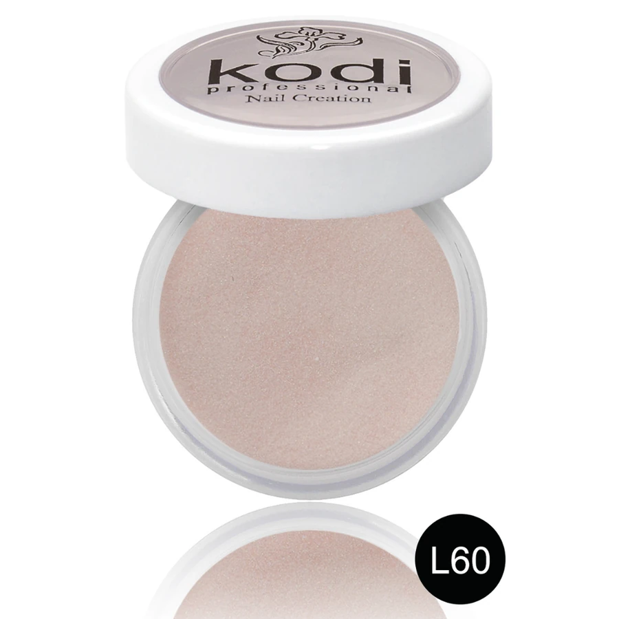 Кольоровий акрил Kodi Color Acrylic L60 бежевий, з глітером 4,5 г