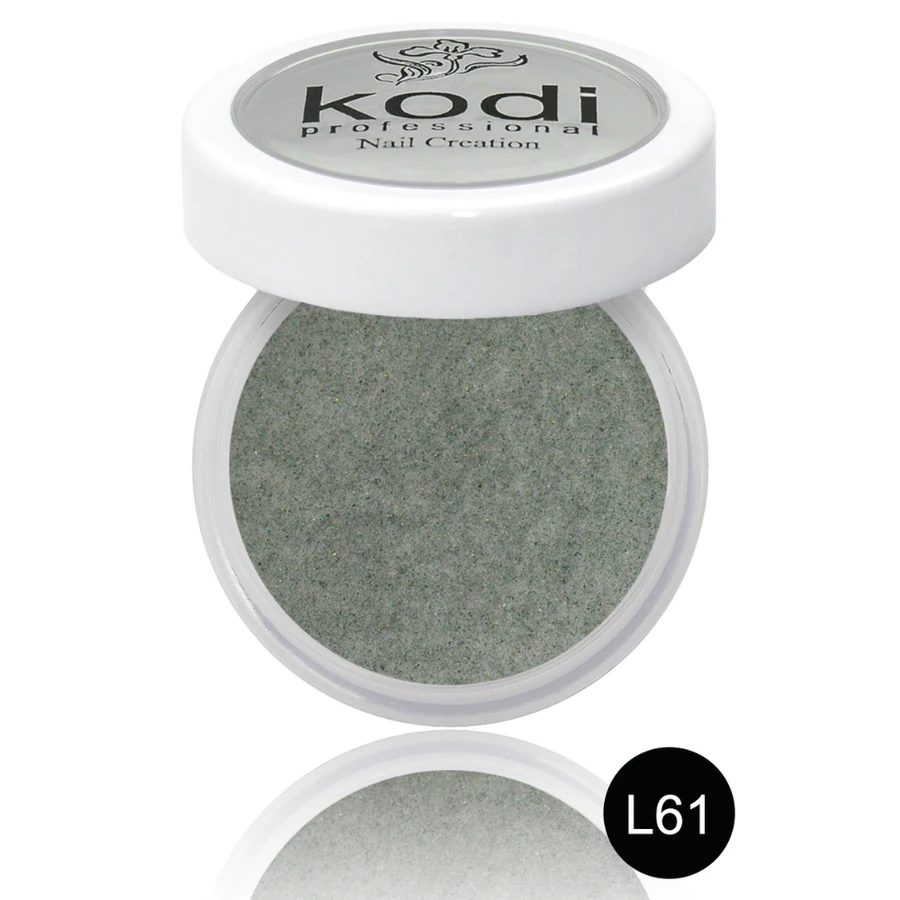 Кольоровий акрил Kodi Color Acrylic L61 зелений з глітером 4,5 г