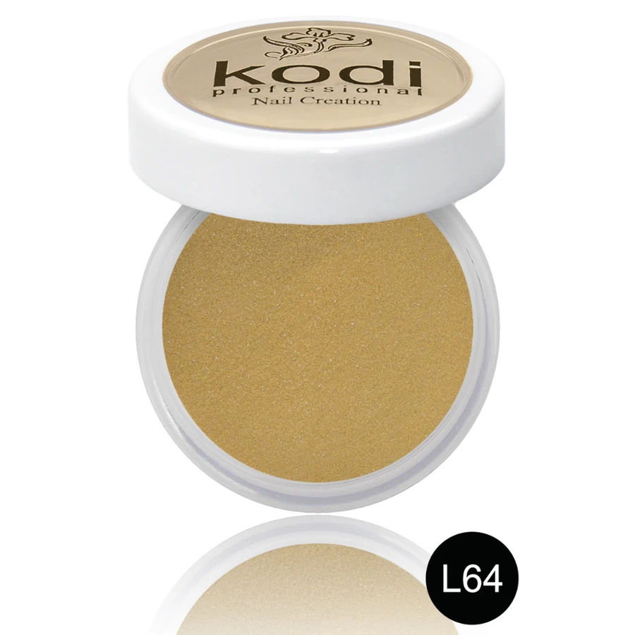 Кольоровий акрил Kodi Color Acrylic L64 жовтий, з глітером 4,5 г