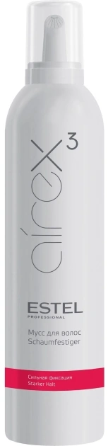 Мус для волосся Estel Professional Airex Strong Fix Mousse сильна фіксація 400 мл