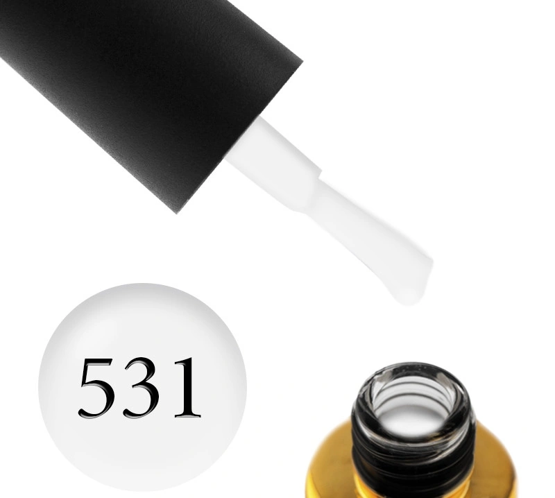 Гель-лак Меркурій FOX Gel Polish Galaxy 531 Mercury молочний, емаль 6 мл