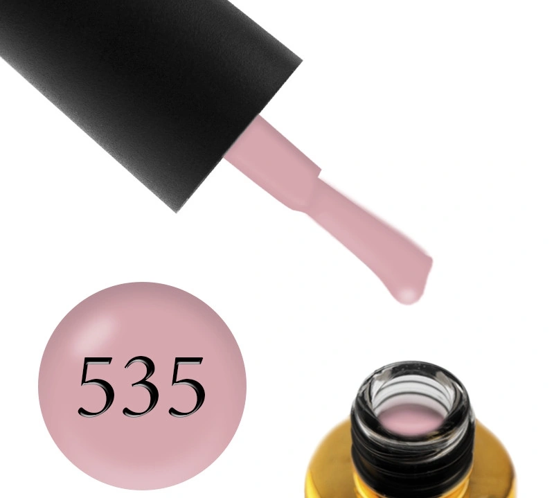 Гель-лак Сатурн FOX Gel Polish Galaxy 535 Saturn суха троянда, емаль 6 мл